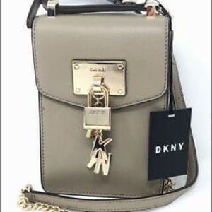 DKNY Elissa North South Leather Crossbody